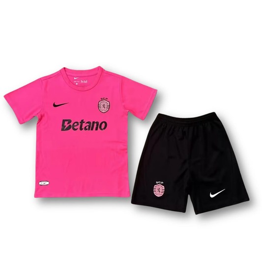 Equipamento Criança 24/25 Sporting Rosa