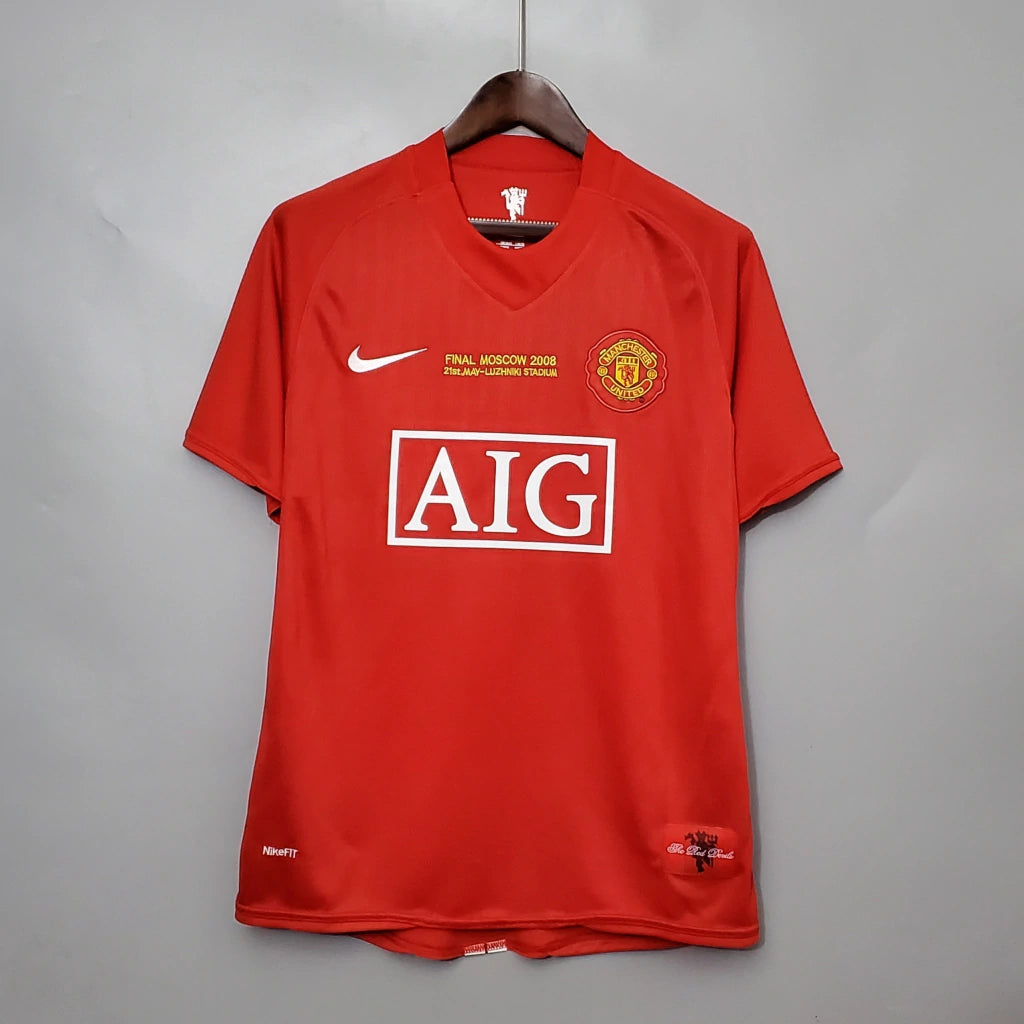 Camisola Retro 07/08 Manchester United Champions League Home