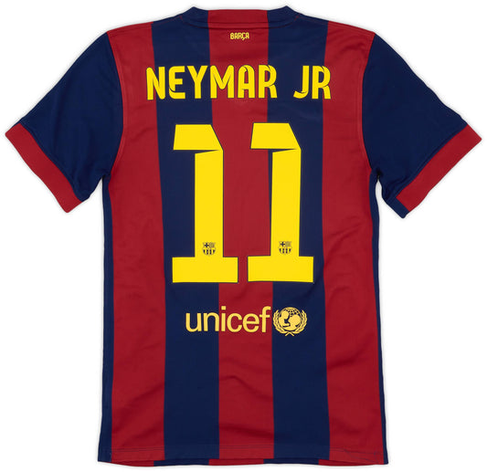 Camisola Retro 2014-2015 Barcelona Home Shirt Neymar JR #11