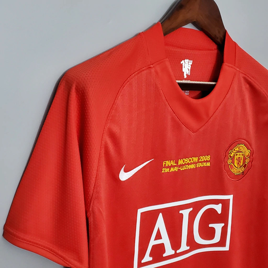 Camisola Retro 07/08 Manchester United Champions League Home