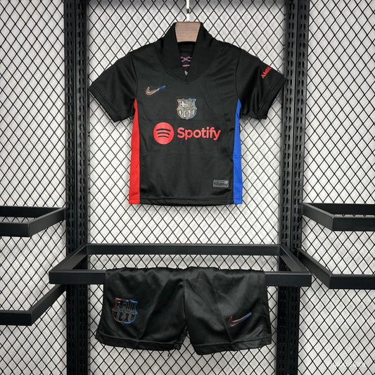 Equipamento Criança 24/25 Kids Barcelona Away Black