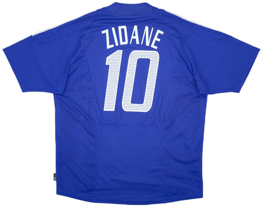 Camisola Retro 2002-04 France Home Shirt Zidane #10