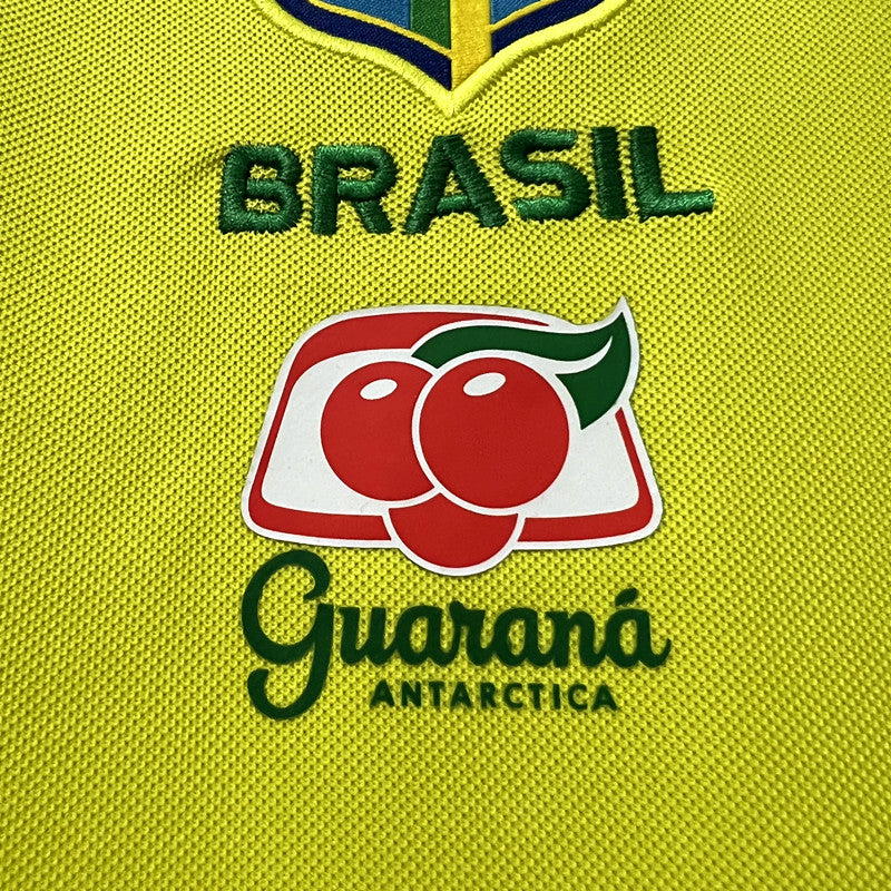 Camisola 22/23 Brasil Polo Yellow Pre-Match Training