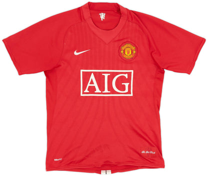 Camisola Retro 2007-09 Manchester United Home Shirt Ronaldo #7