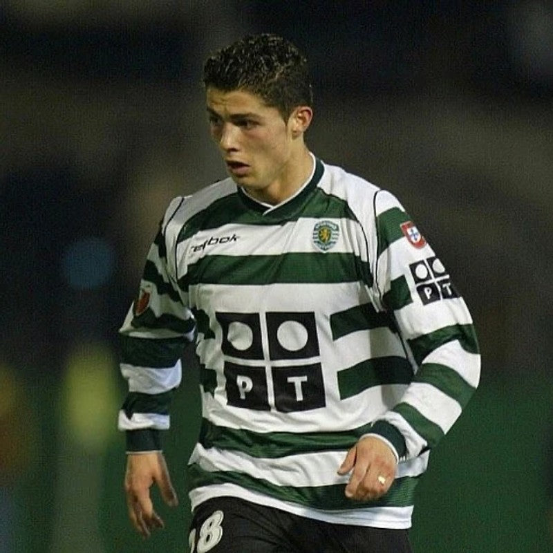 Camisola Retro 2002-03 Sporting Home Shirt C. Ronaldo #28