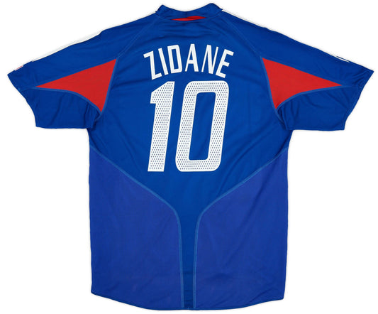 Camisola Retro 2004-06 France Home Shirt Zidane #10