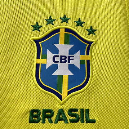 Camisola 22/23 Brasil Polo Yellow Pre-Match Training