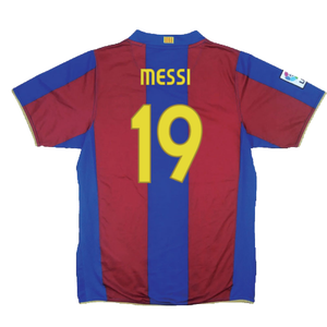 Camisola Retro 2007-08 Barcelona Home Shirt Messi #19