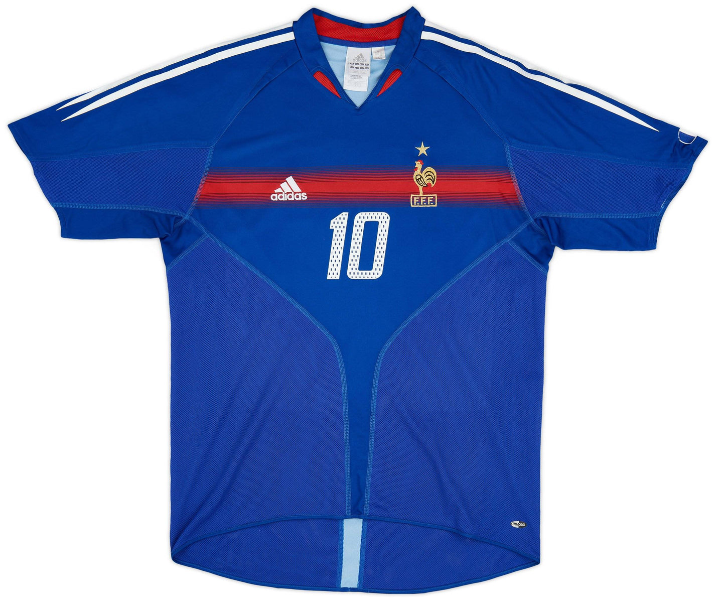 Camisola Retro 2004-06 France Home Shirt Zidane #10