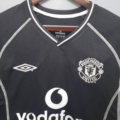 Camisola Retro 00/02 Manchester United Preta