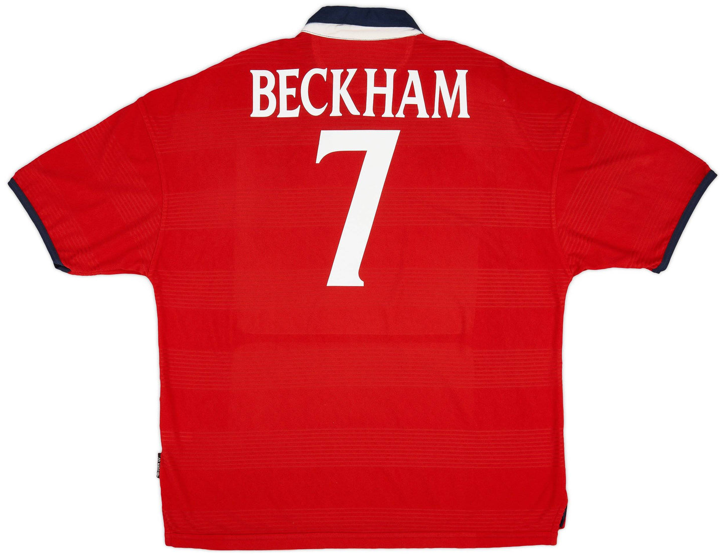 Camisola Retro 1999-01 England Away Shirt Beckham #7