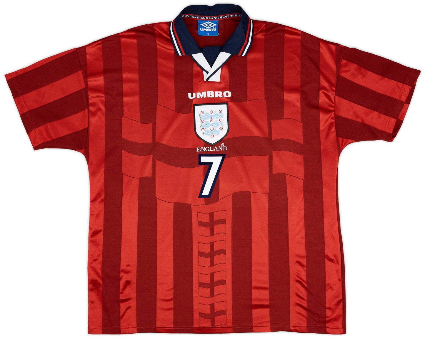 Camisola Retro 1997-99 England Away Shirt Beckham #7