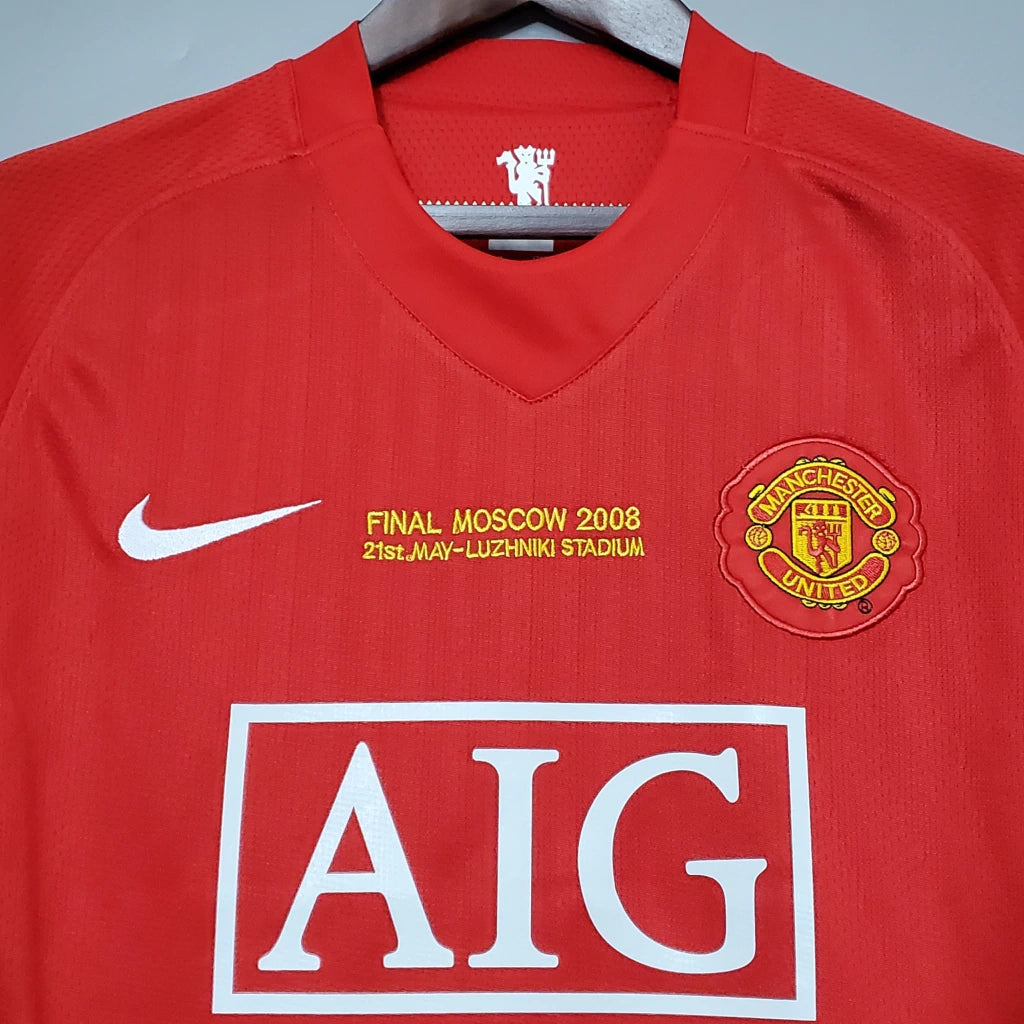 Camisola Retro 07/08 Manchester United Champions League Home