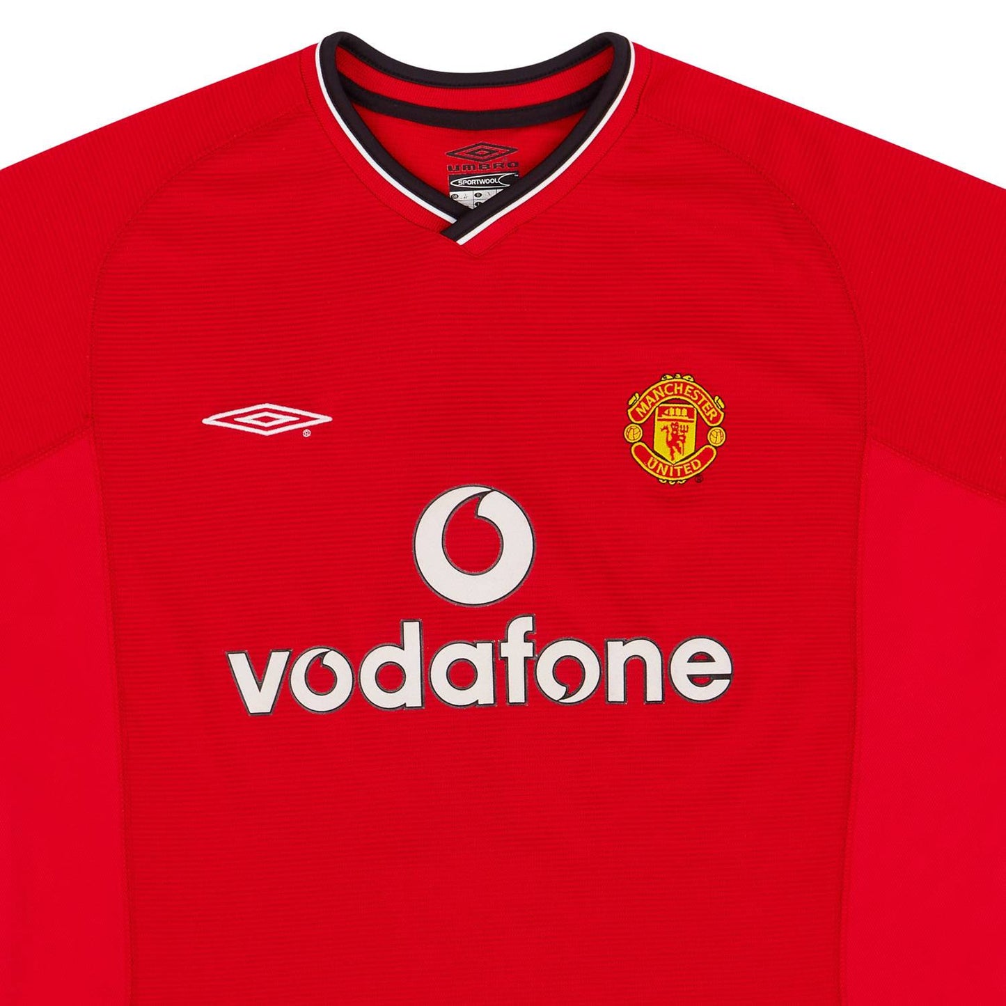 Camisola Retro 2000-02 Manchester United Home Shirt Keane #16