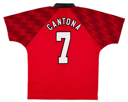 Camisola Retro 1996-98 Manchester United Home Shirt Cantona #7