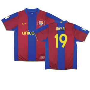 Camisola Retro 2007-08 Barcelona Home Shirt Messi #19