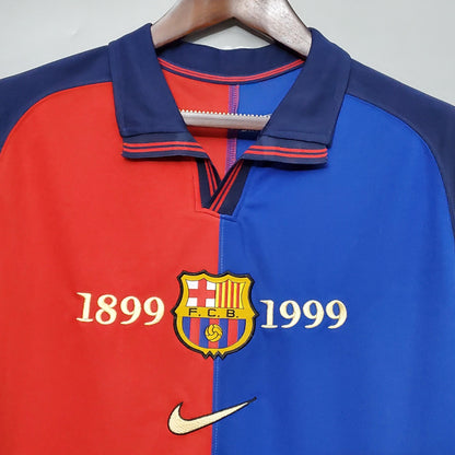 Camisola Retro Barcelona 100th Anniversary version home